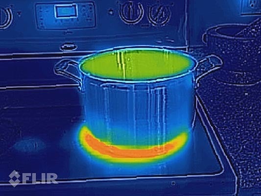 Thermal Vision Stove Just Turned On