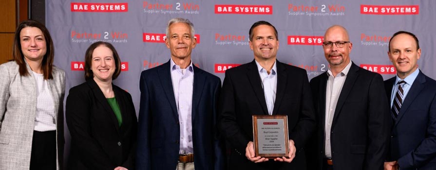 Boyd Recognized with Silver Tier Partner 2 Win Award from BAE Systems