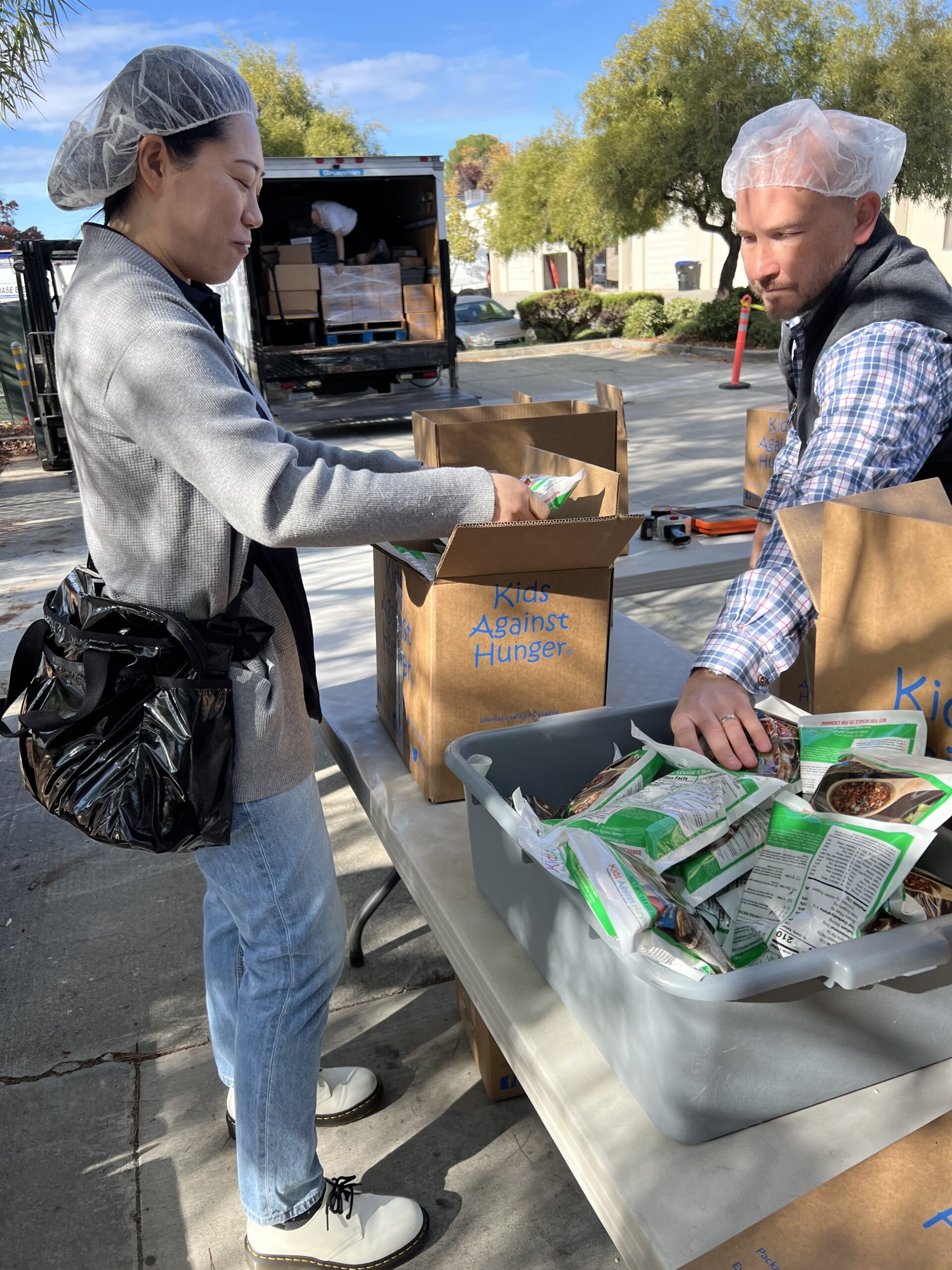 Boyd team collaborated with Kids against hunger