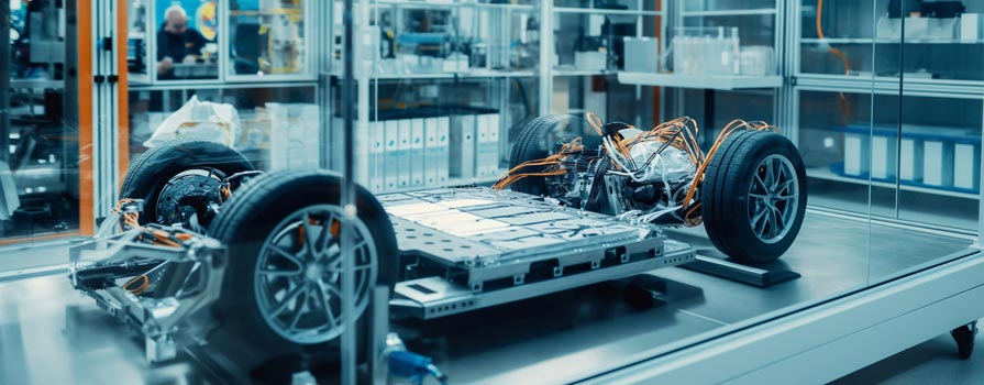 EV Battery Materials Test Lab