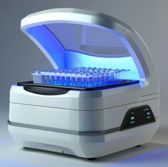 PCR testing device