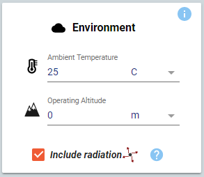 Environmental Conditions Inputs in Boyd Genie